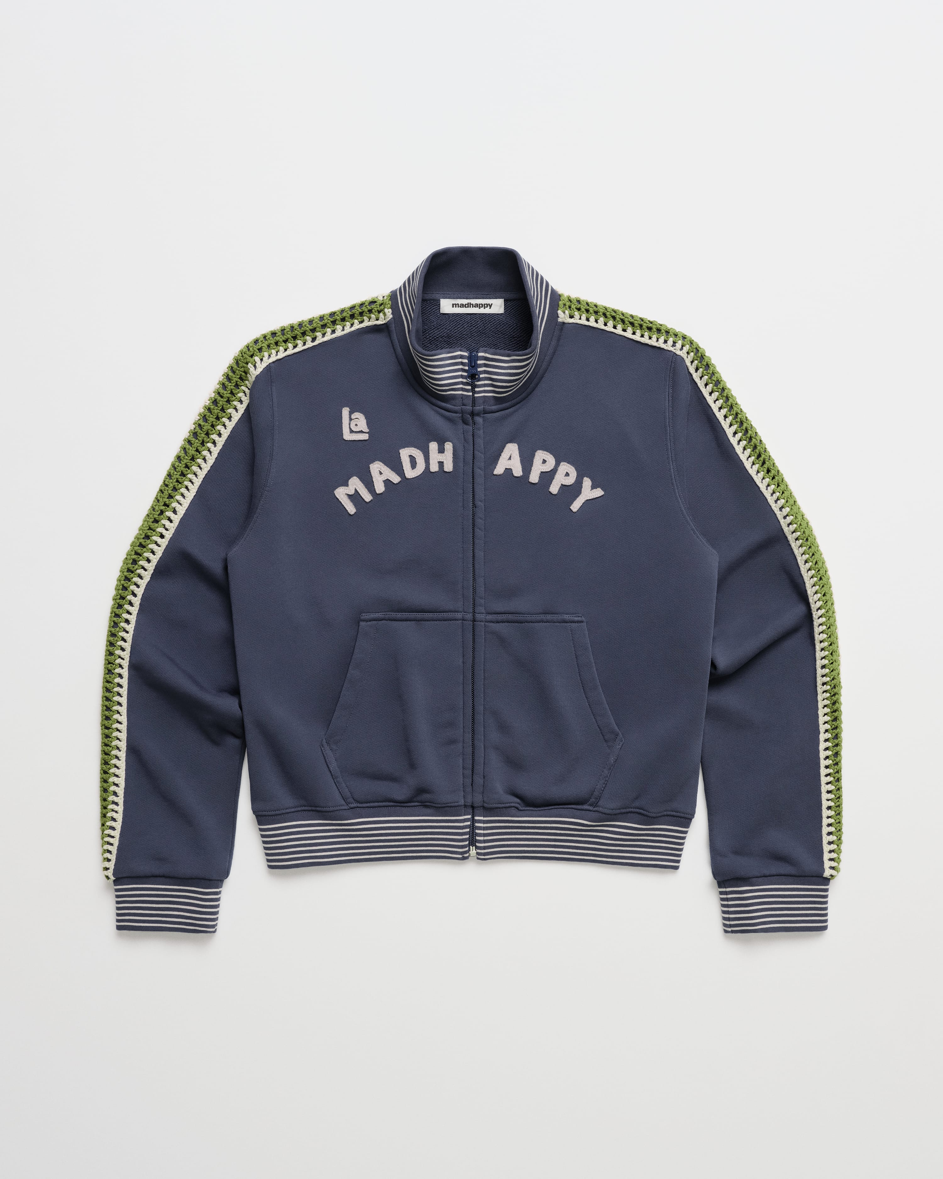 Crochet Trim Track Jacket