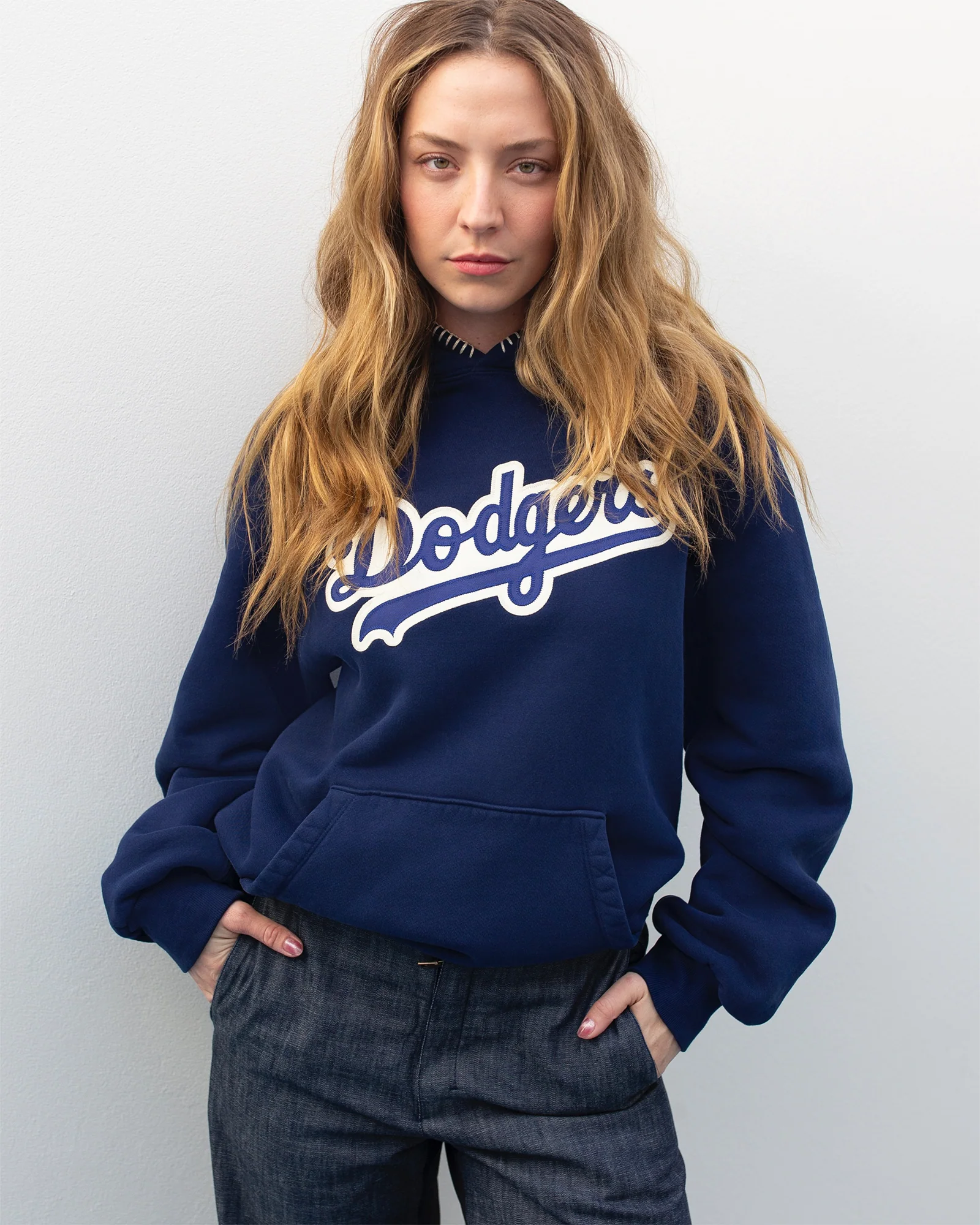 Dodgers Appliqué Fleece Hoodie - Image 2