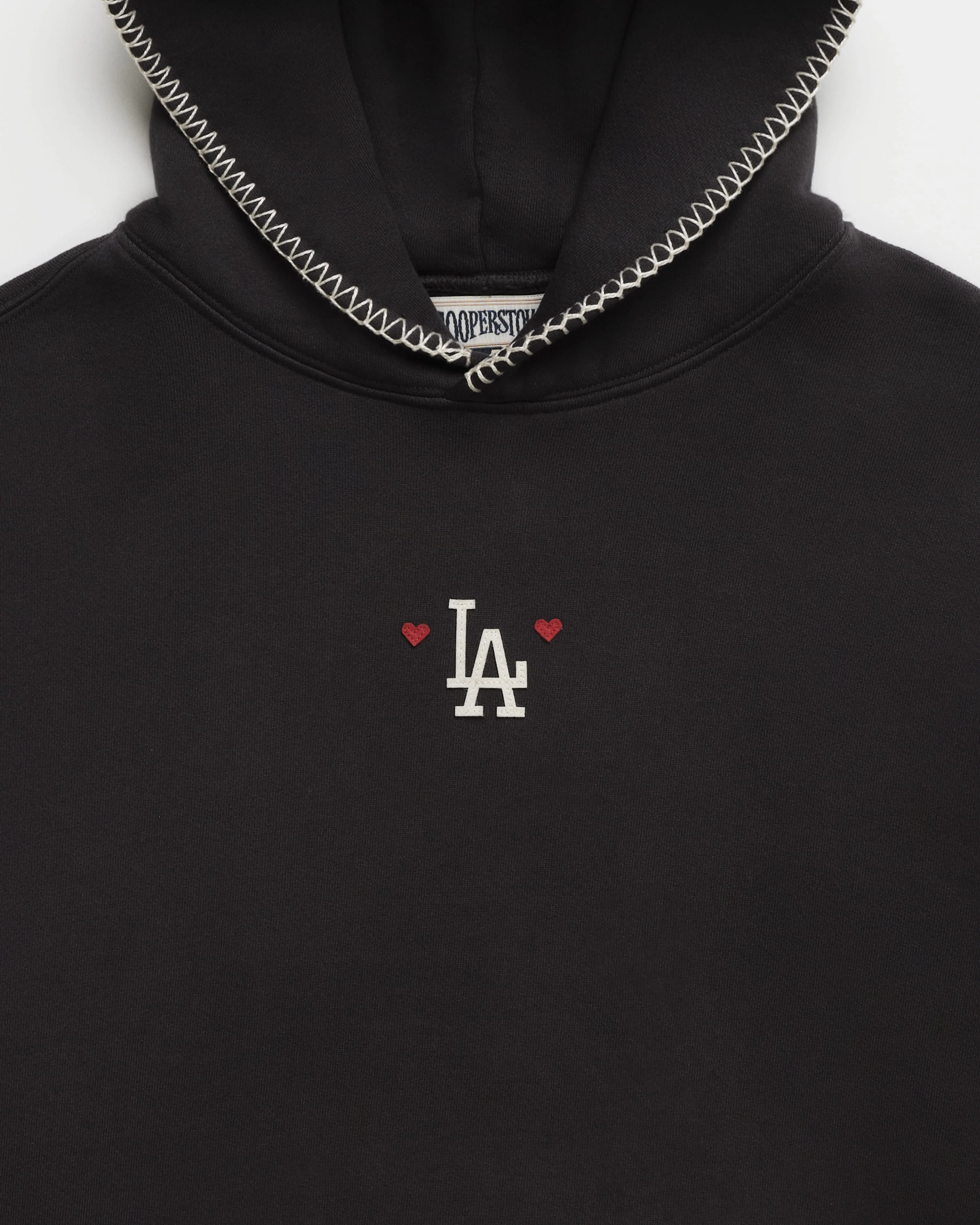 Dodgers Heart Fleece Hoodie - Image 4