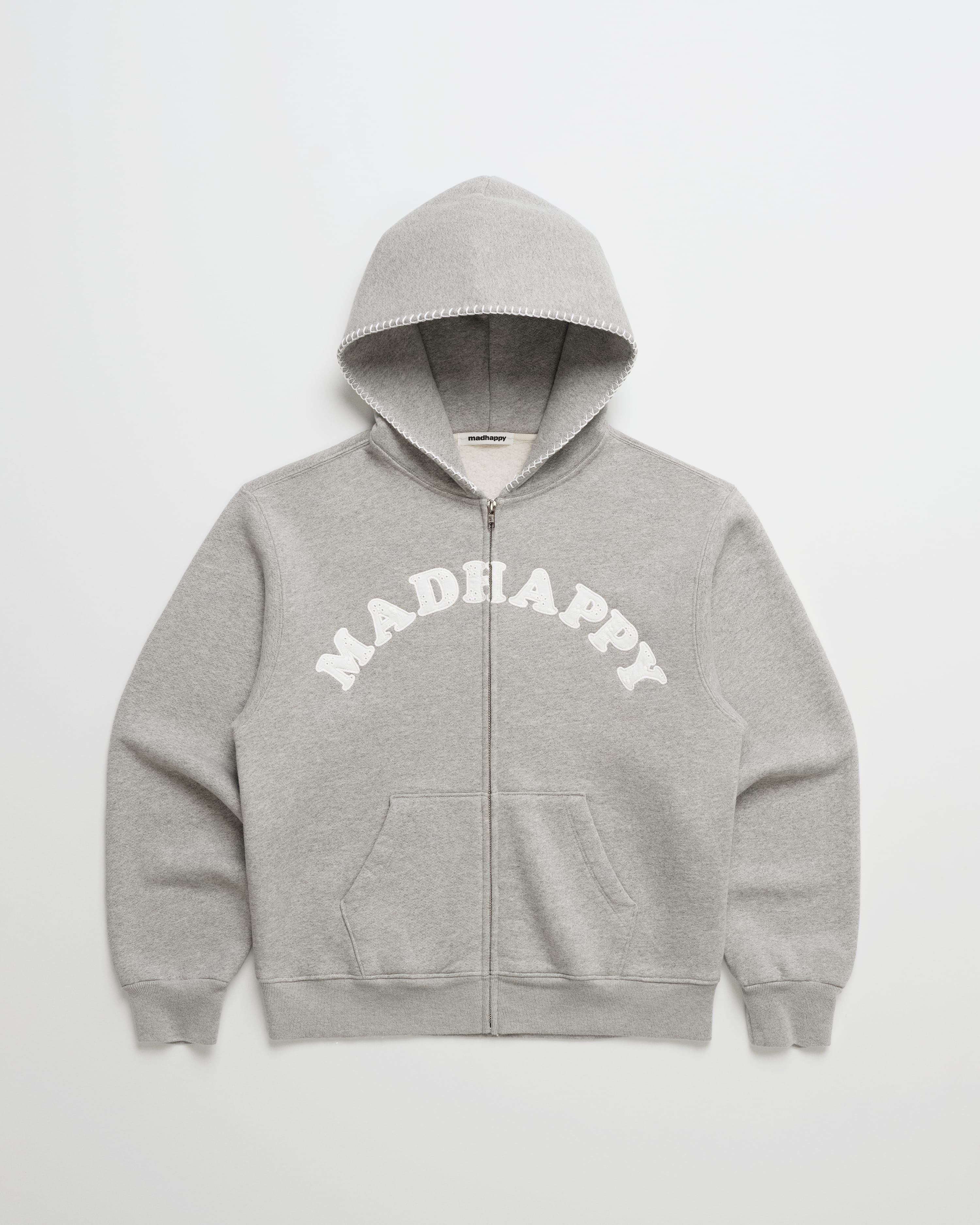 Eyelet Cooper Fleece Zip Up
