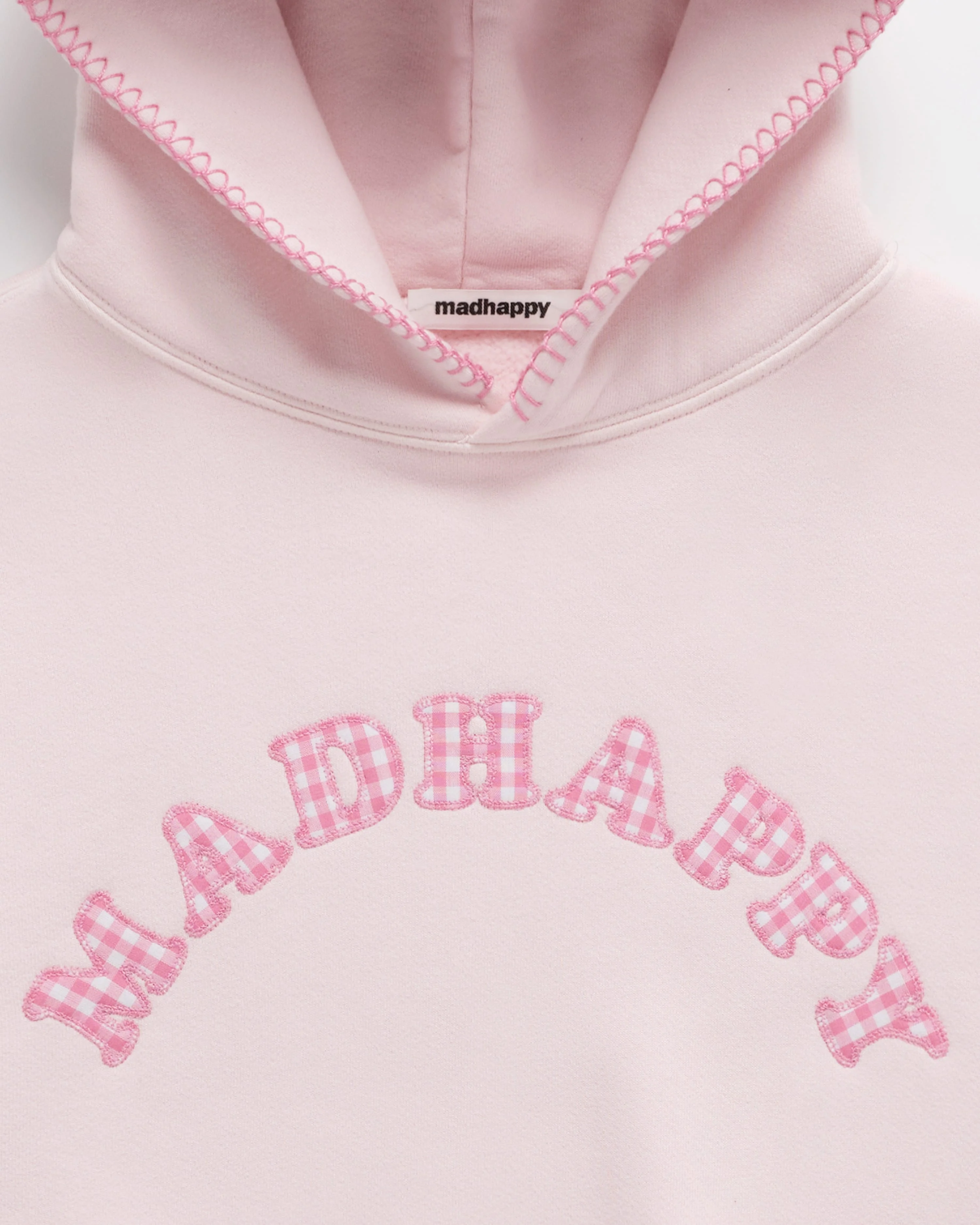 Gingham Cooper Fleece Hoodie - Image 3