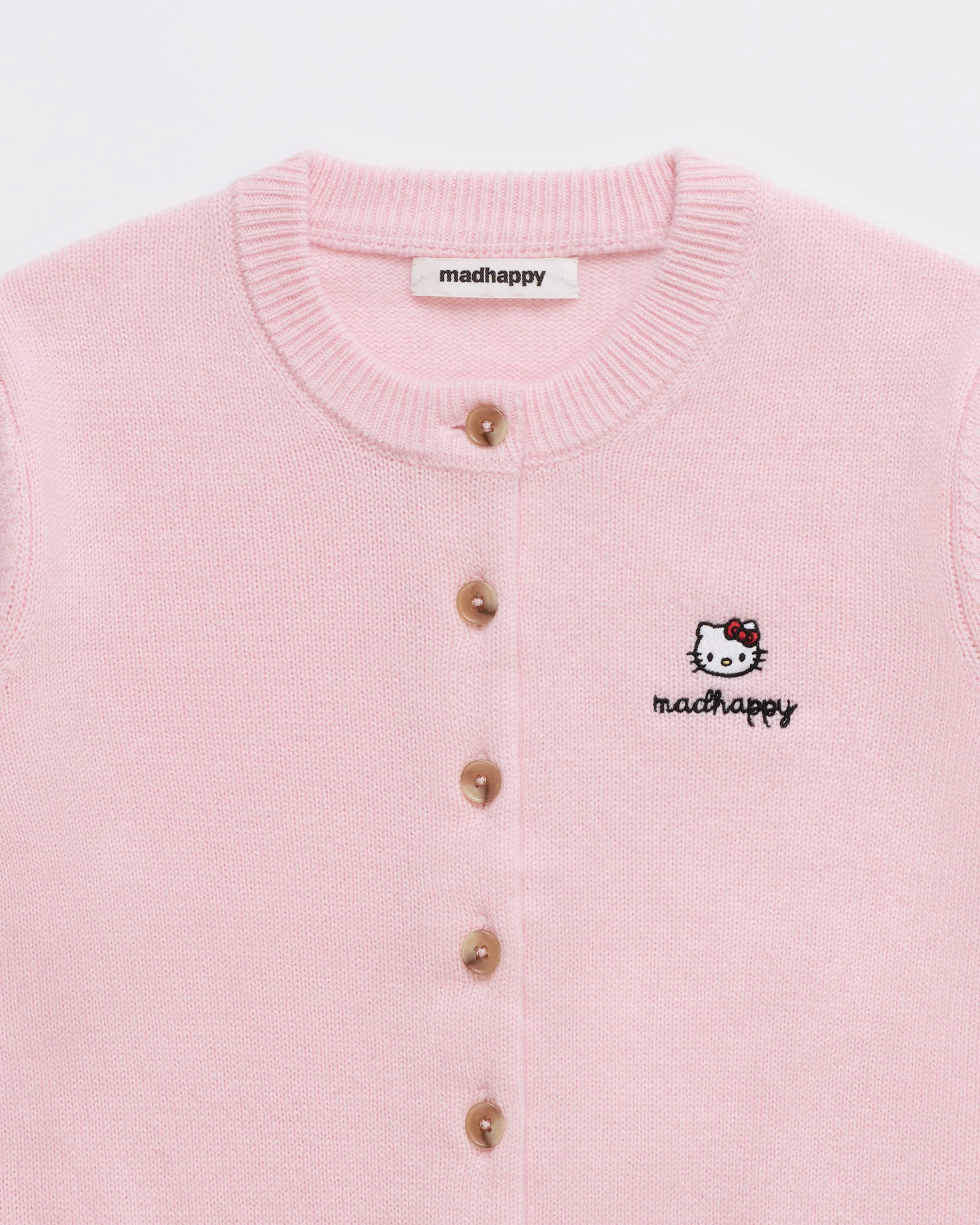 Hello Kitty® Heart Crewneck Cardigan - Image 3