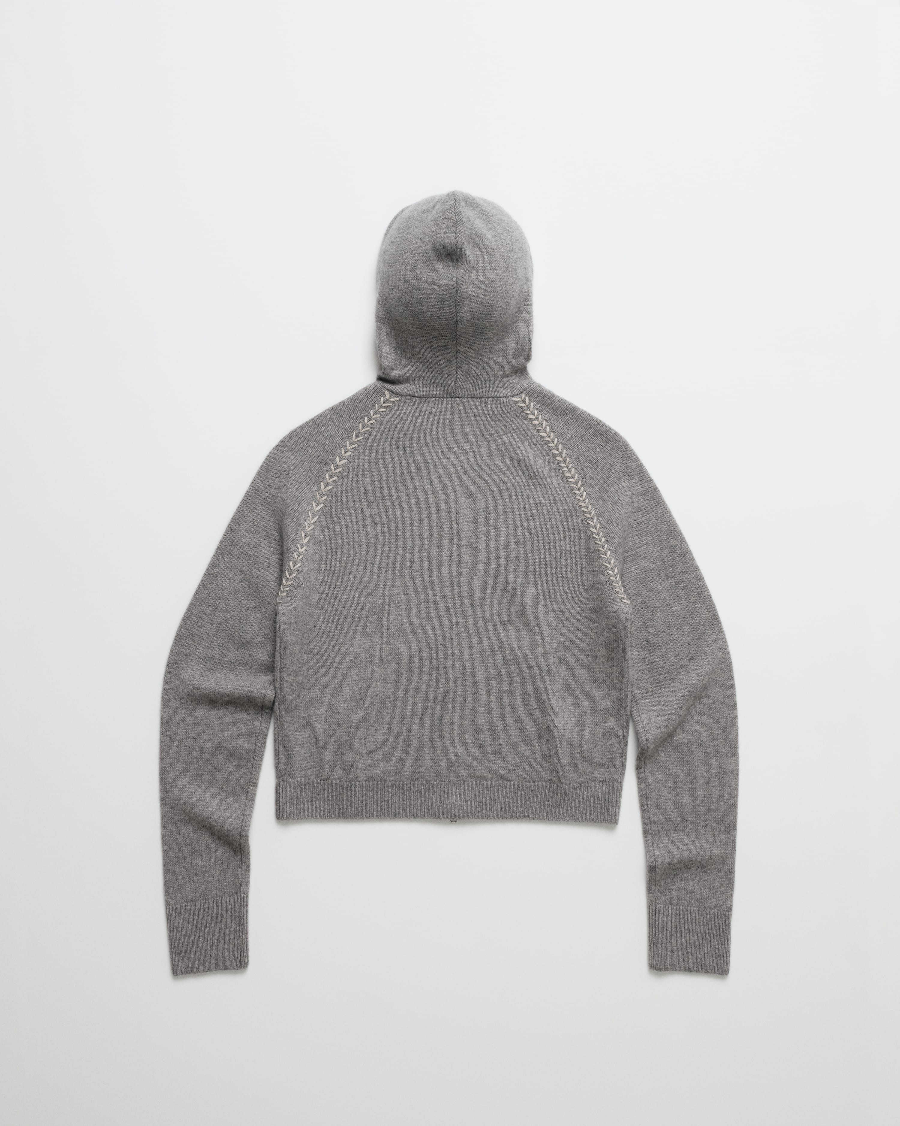 Knit Zip Up Hoodie - Image 4
