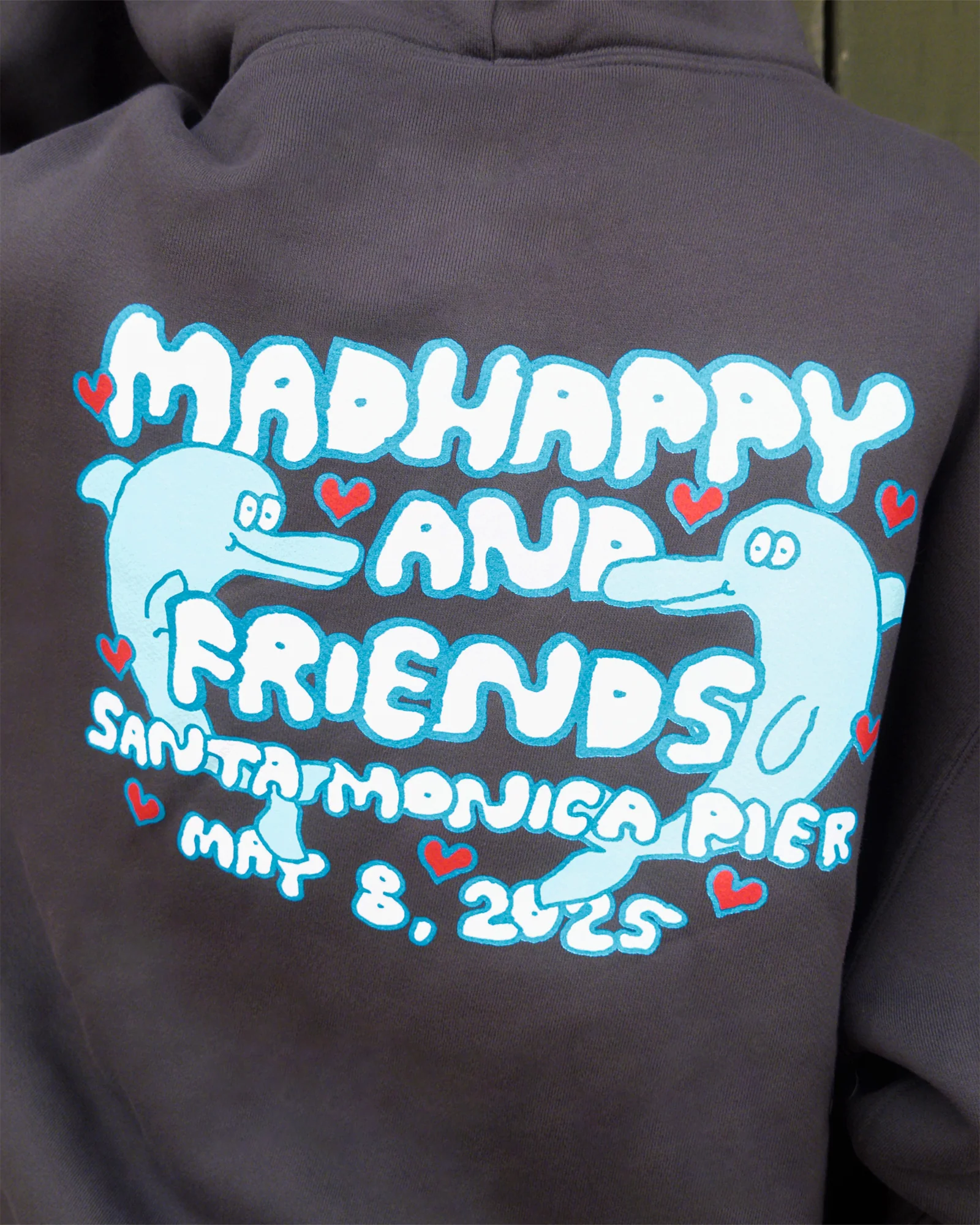 Madhappy and Friends Dolphin Fleece Hoodie - Image 3