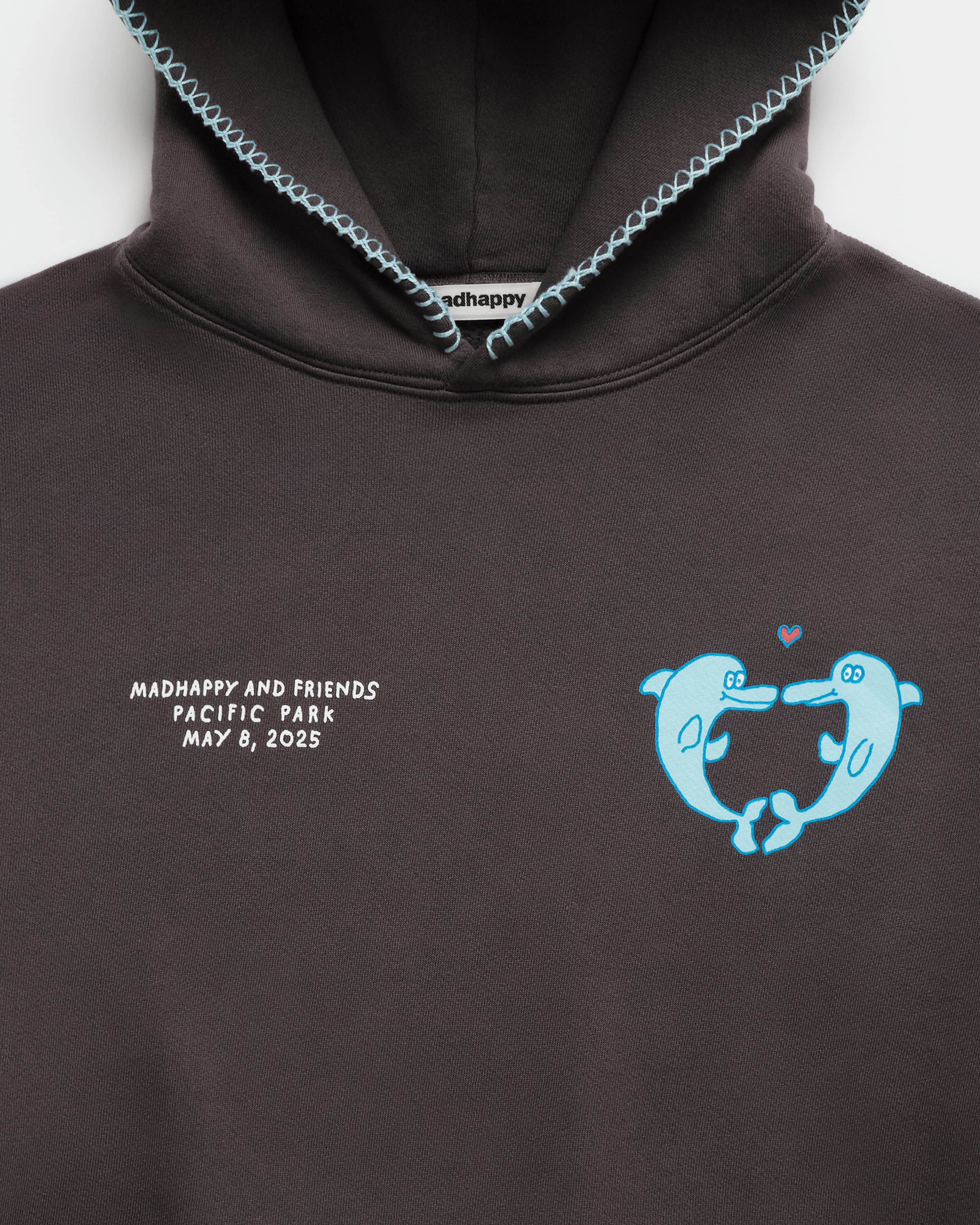 Madhappy and Friends Dolphin Fleece Hoodie - Image 4
