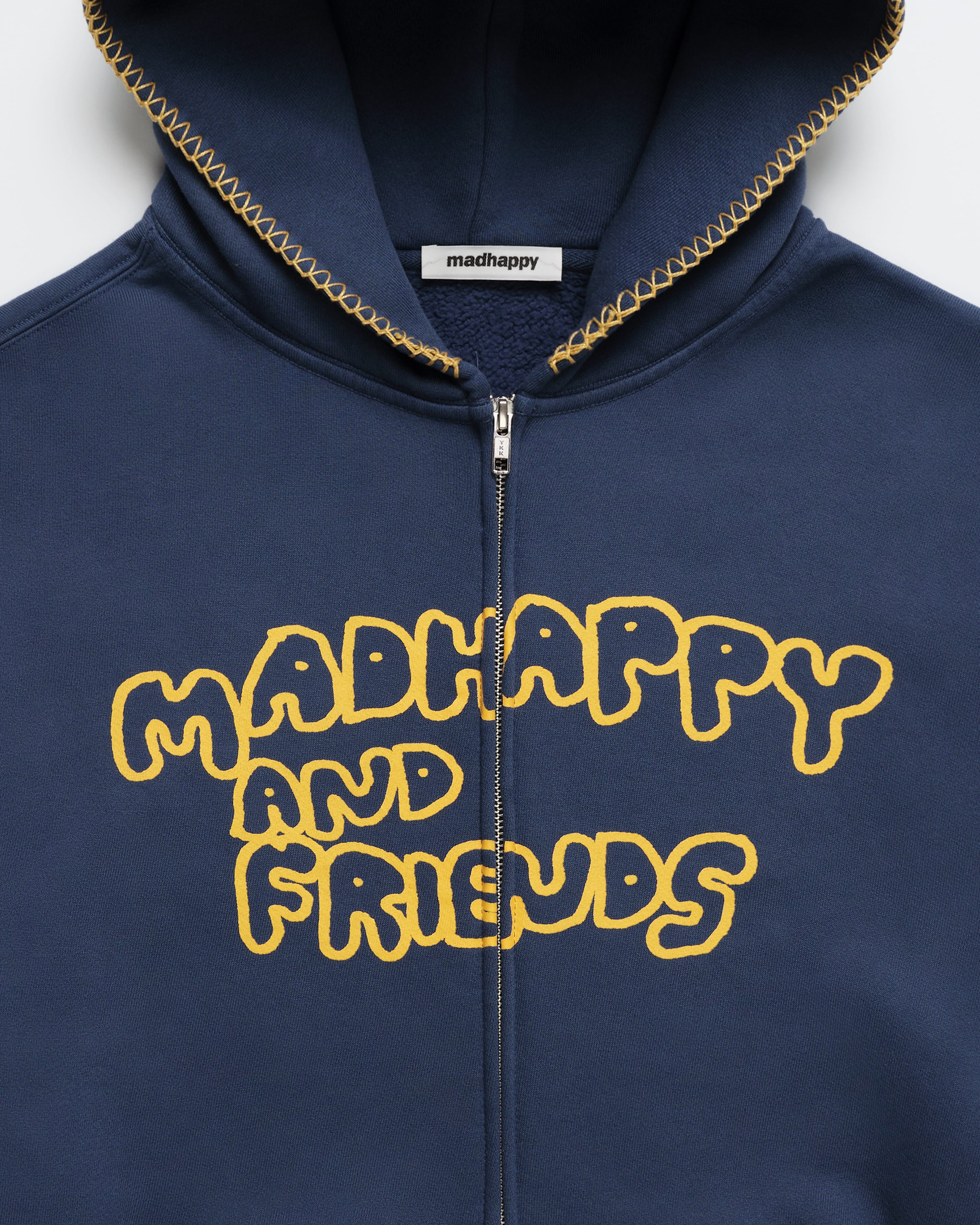 Madhappy and Friends Fleece ZIp Up - Image 3