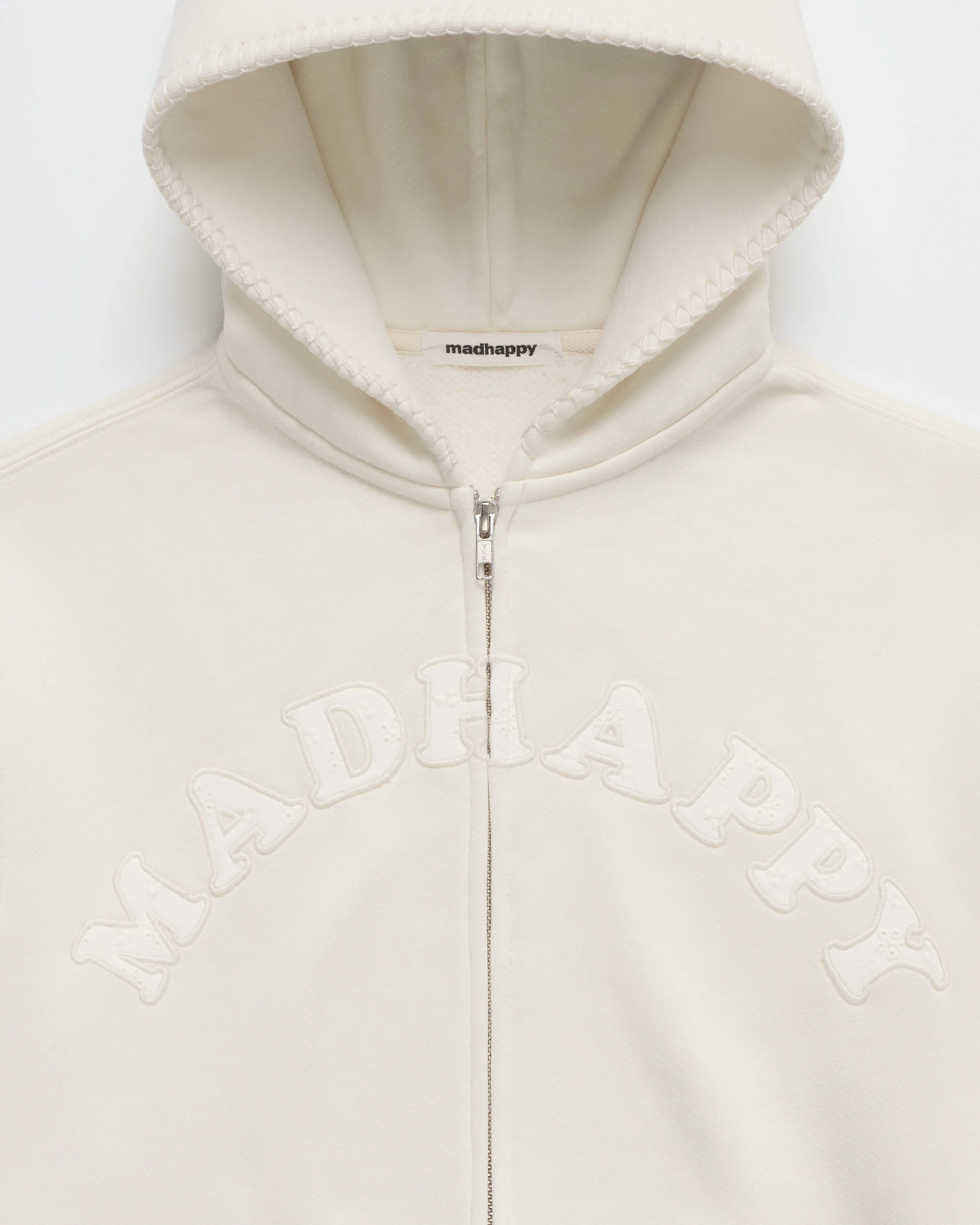 Eyelet Cooper Zip Up Hoodie - Image 2