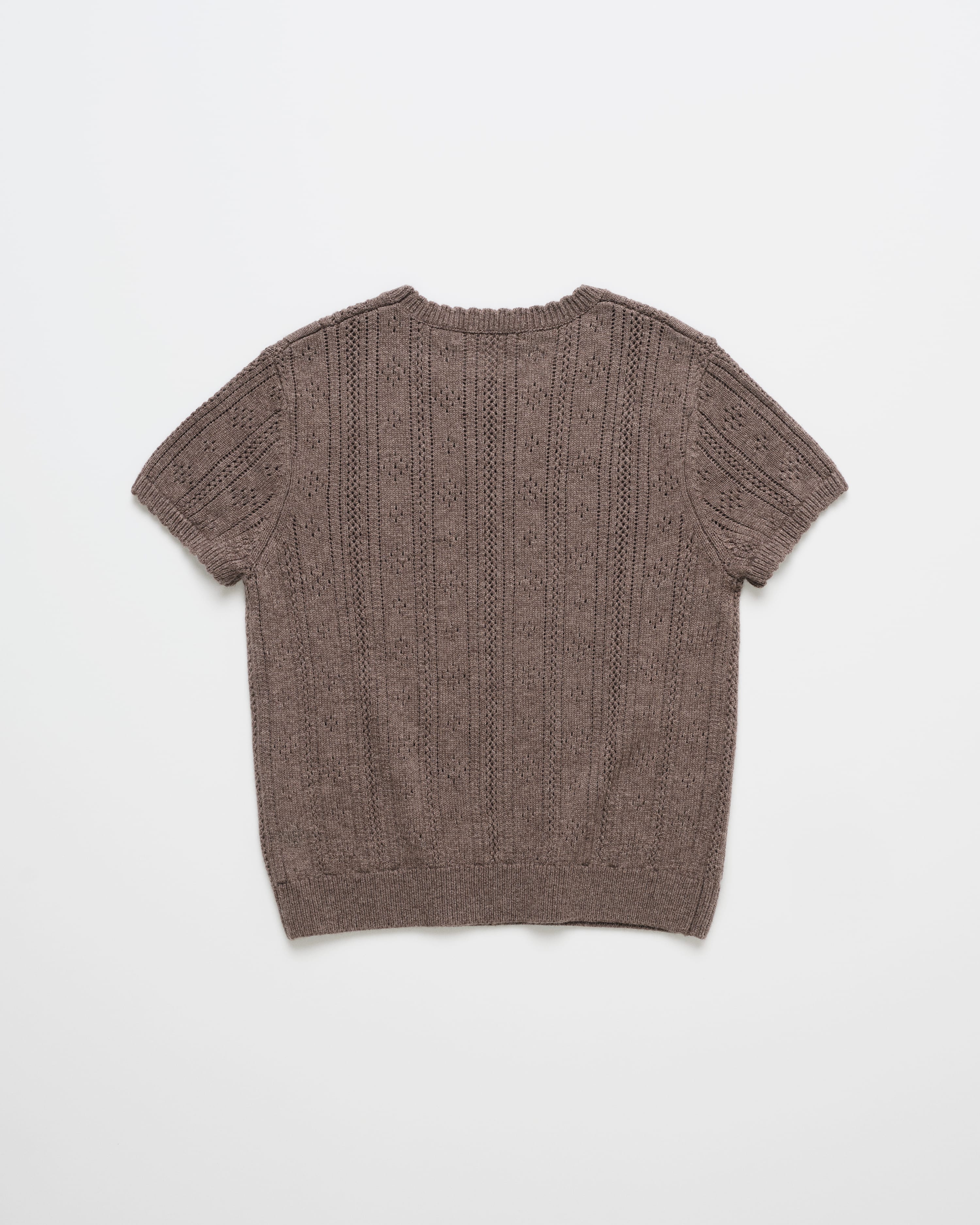 Pointelle Sweater Baby Tee - Image 2
