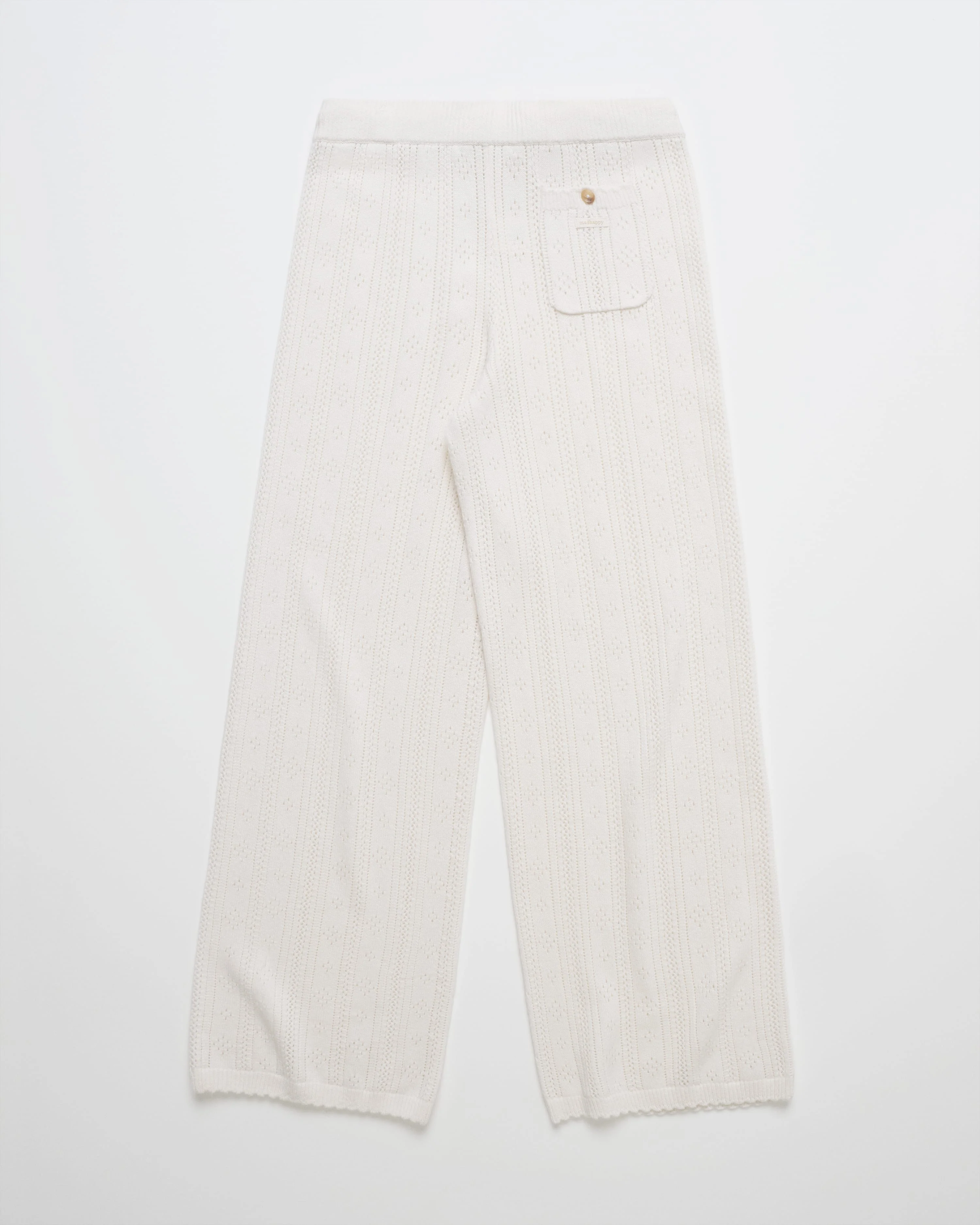 Pointelle Sweater Straight Leg - Image 4