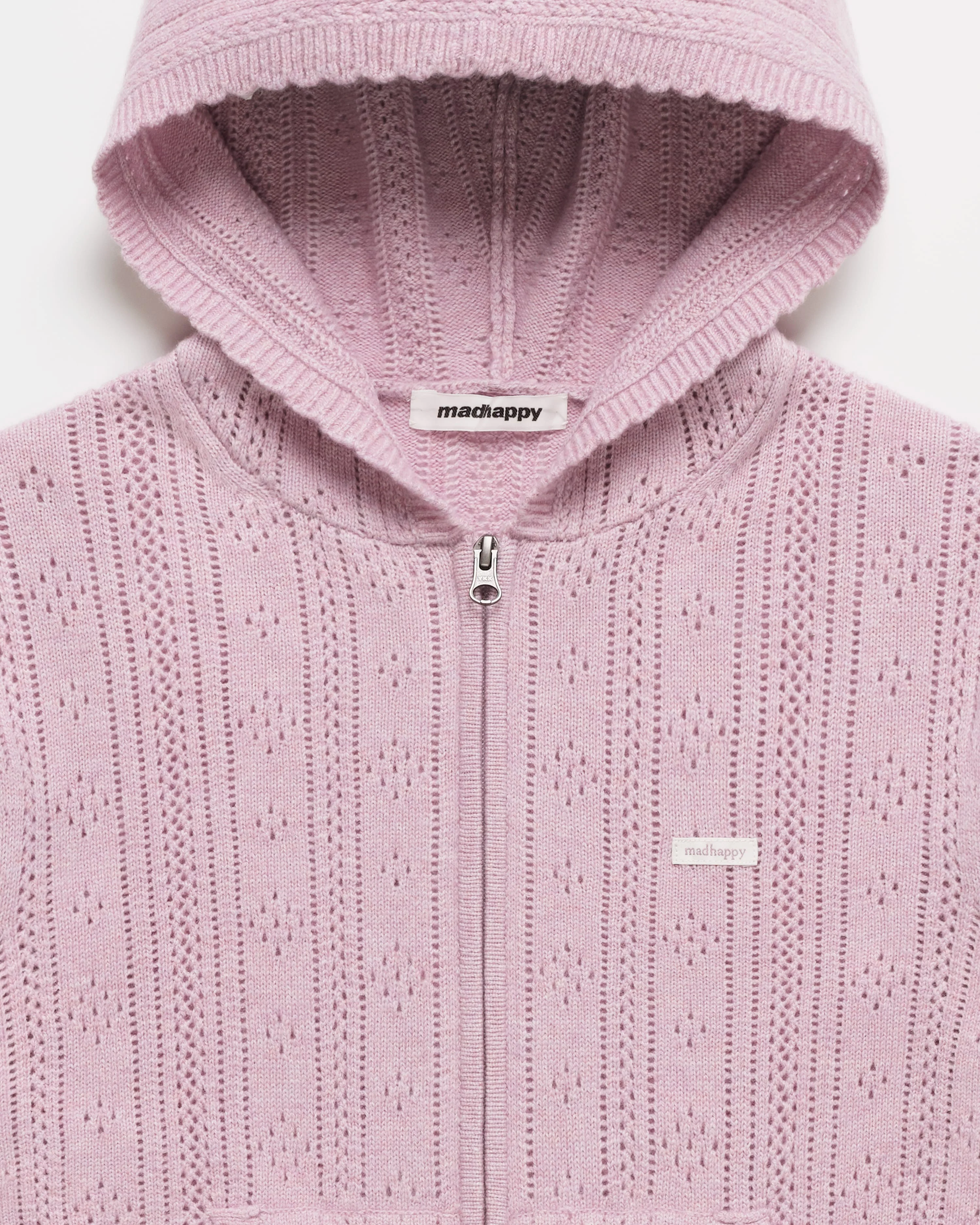 Pointelle Sweater Zip Up - Image 3