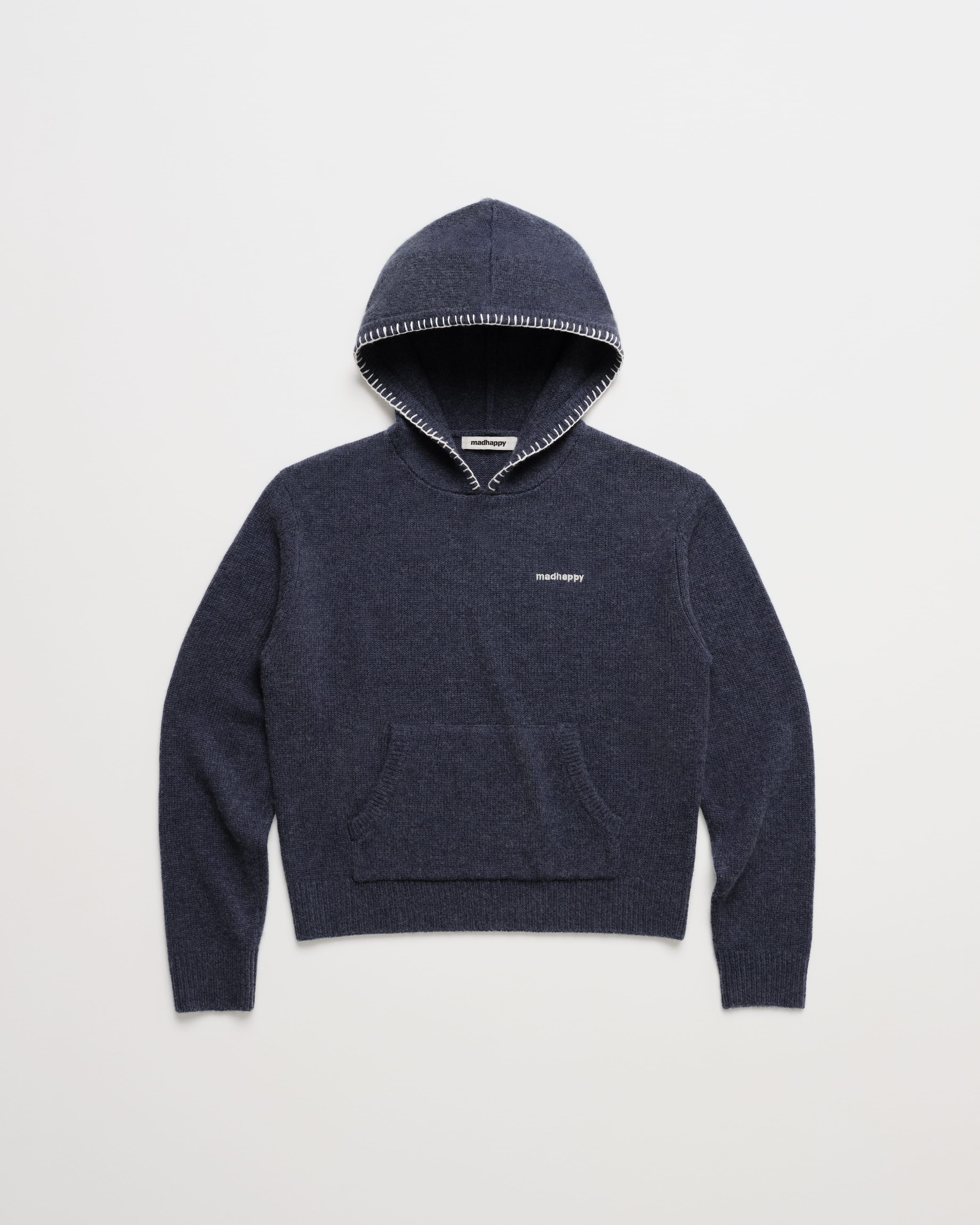 Shrunken Pullover Sweater Hoodie