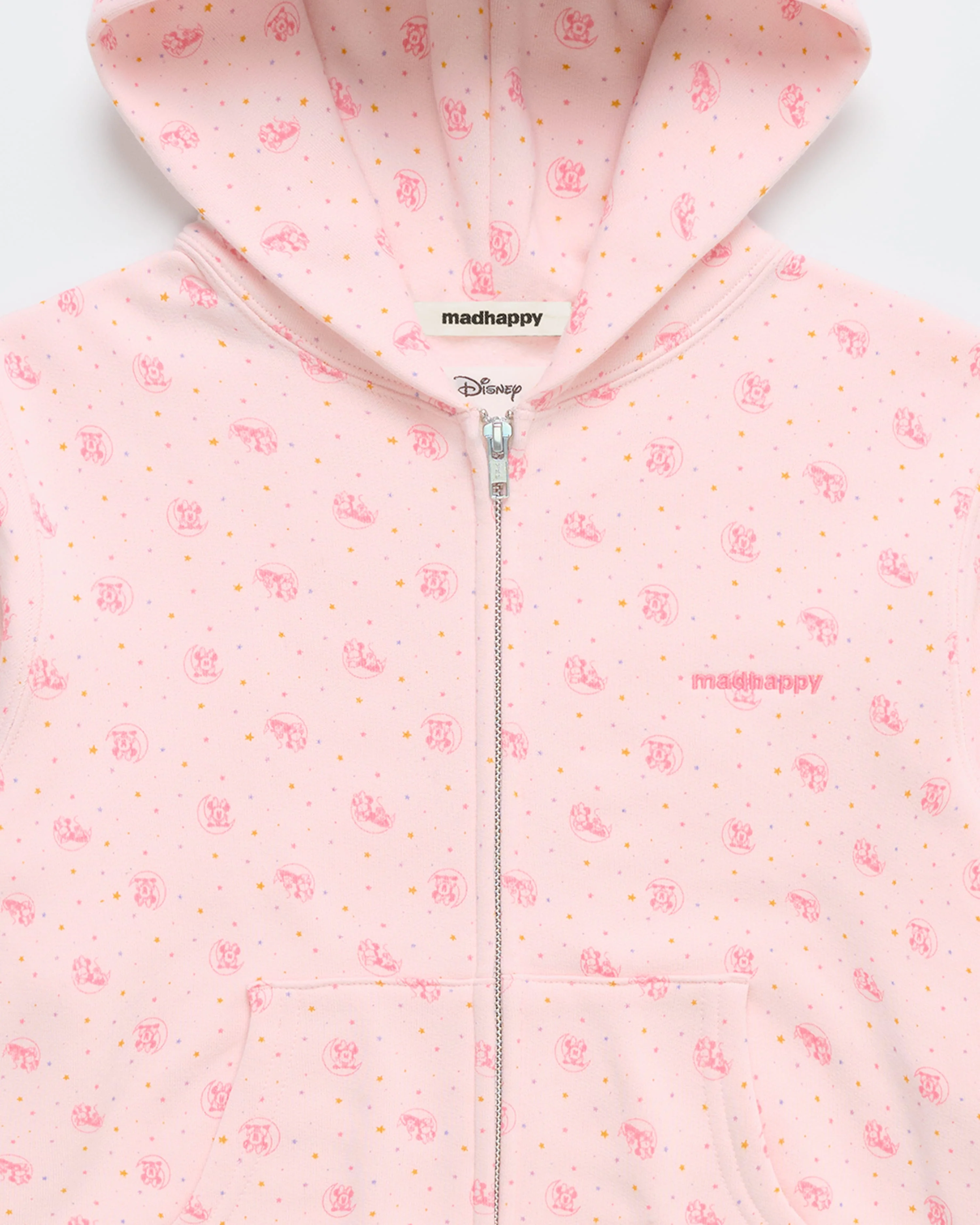 Sleepy Minnie Mouse Shrunken Zip Up - Image 2