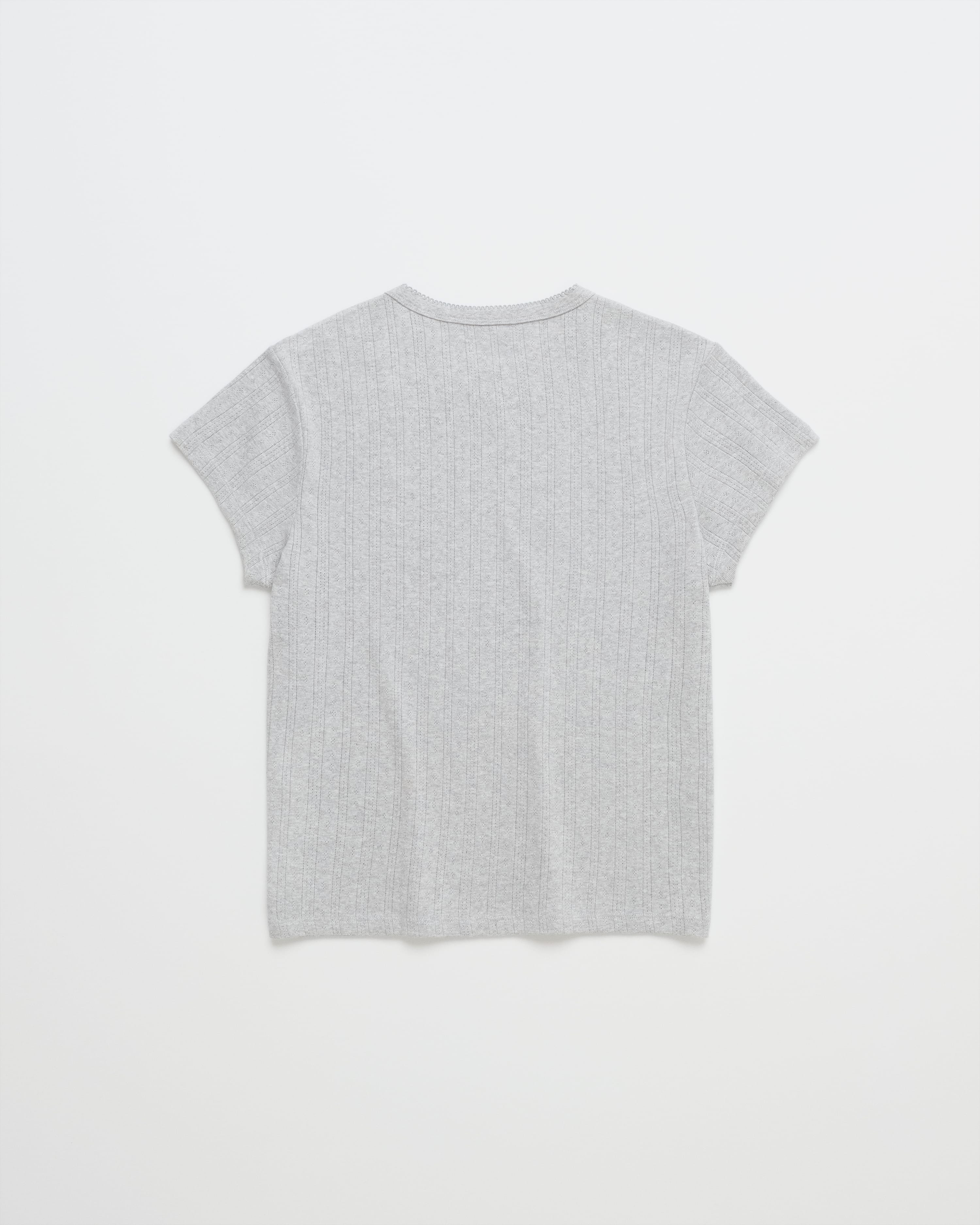Hanes Pointelle Baby Tee - Image 4