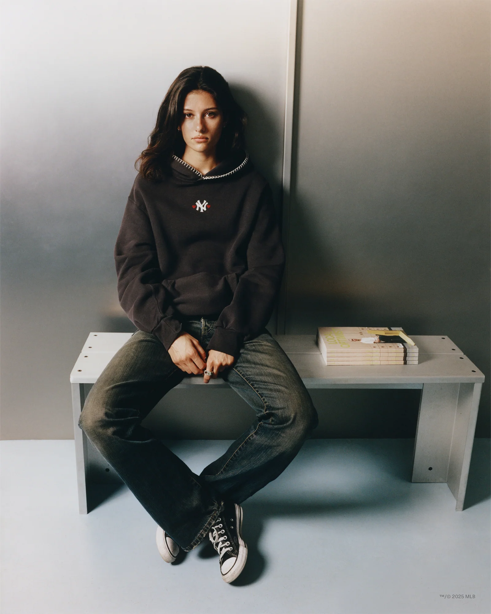 Yankees Heart Fleece Hoodie - Image 4